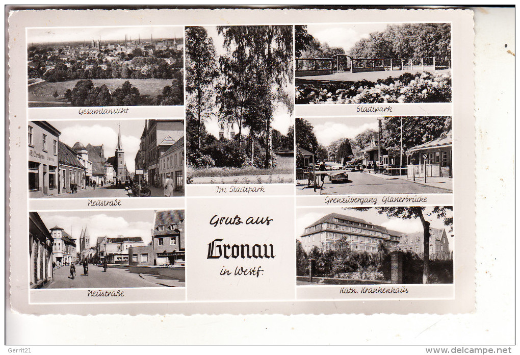 4432 GRONAU, Mehrbild 50er Jahre - Gronau