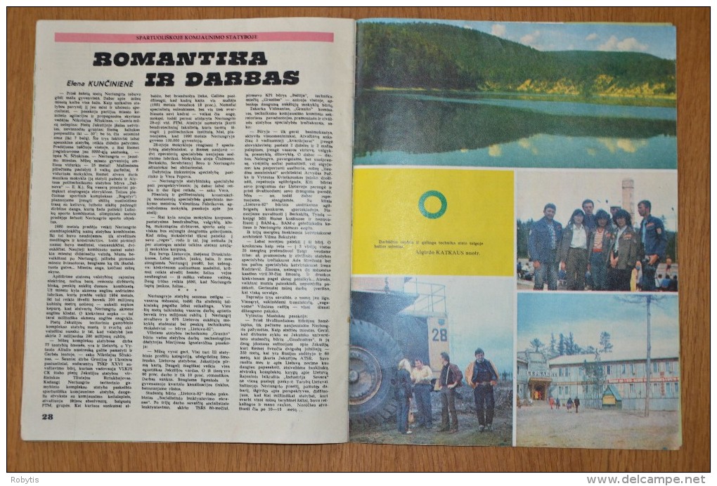 Litauen Lithuania Magazine Student 1982 nr.10