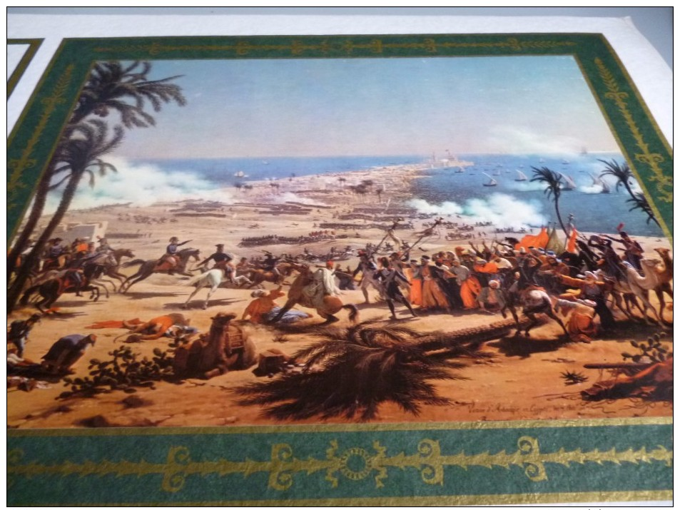 9 PHOTOS COULEUR GRAND FORMAT DES TABLEAUX REPRESENTANT LES GRANDES VICTOIRES DE NAPOLEON BONAPARTE - Other & Unclassified