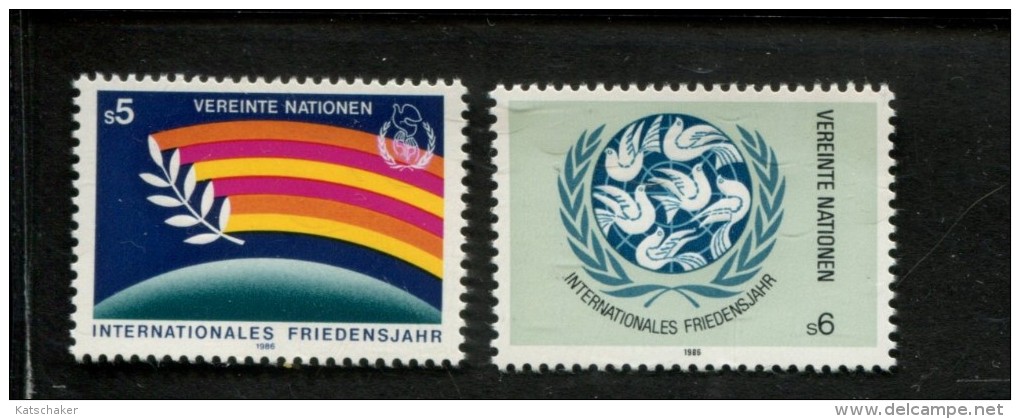 342250833 UNO WENEN -  POSTFRIS MINT NEVER HINGED POSTFRISCH EINWANDFREI YVERT 62 63 - Autres & Non Classés