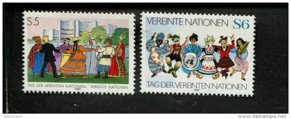 342251022 UNO WENEN -  POSTFRIS MINT NEVER HINGED POSTFRISCH EINWANDFREI YVERT 75 76 - Sonstige & Ohne Zuordnung