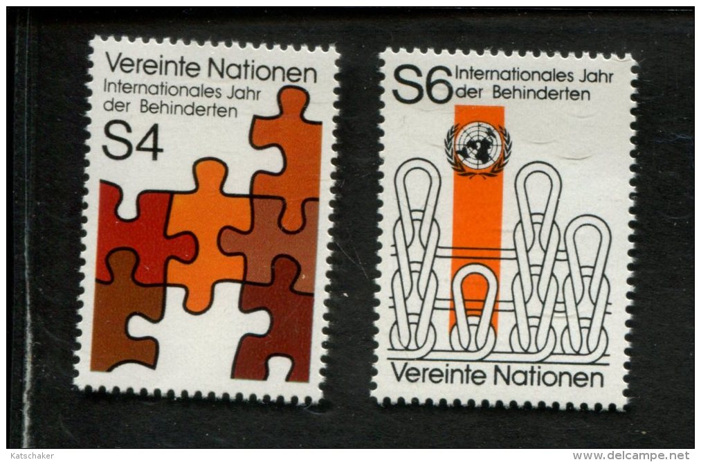 342251177 UNO WENEN -  POSTFRIS MINT NEVER HINGED POSTFRISCH EINWANDFREI YVERT 17 18 - Autres & Non Classés