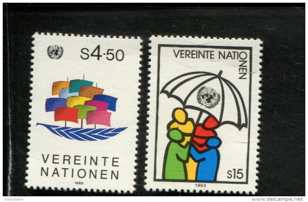 342251700 UNO WENEN -  POSTFRIS MINT NEVER HINGED POSTFRISCH EINWANDFREI YVERT 49 50 - Autres & Non Classés