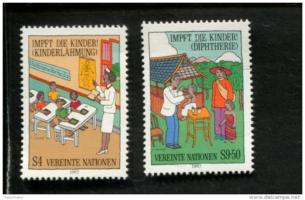 342251925 UNO WENEN -  POSTFRIS MINT NEVER HINGED POSTFRISCH EINWANDFREI YVERT 77 78 - Sonstige & Ohne Zuordnung