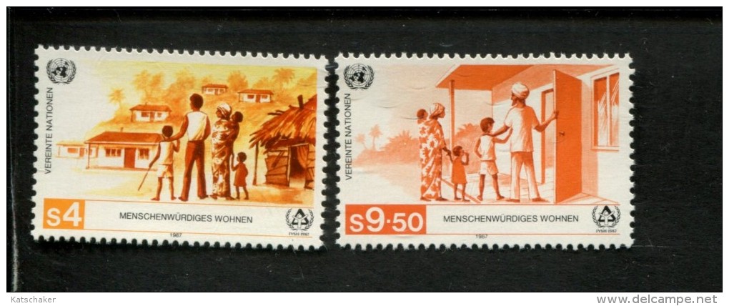 342251961 UNO WENEN -  POSTFRIS MINT NEVER HINGED POSTFRISCH EINWANDFREI YVERT 69 70 - Sonstige & Ohne Zuordnung