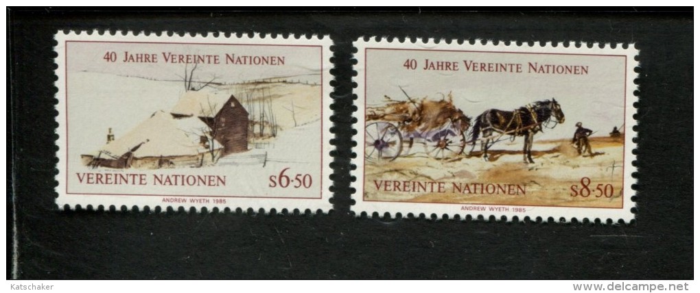 342252008 UNO WENEN -  POSTFRIS MINT NEVER HINGED POSTFRISCH EINWANDFREI YVERT 51 52 - Autres & Non Classés