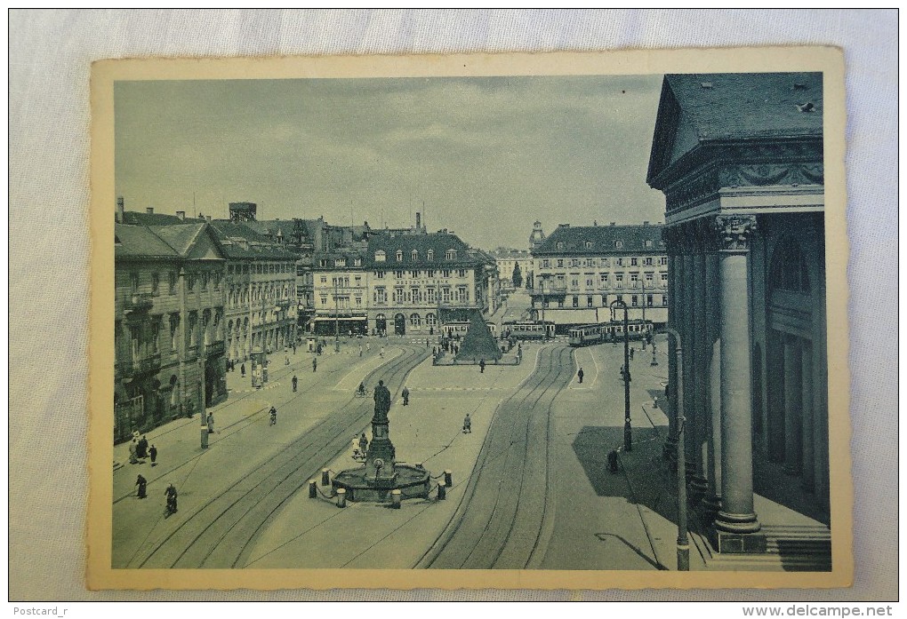 Germany Karlsruhe Adolf Hitler Platz 1944   A 64 - Karlsruhe