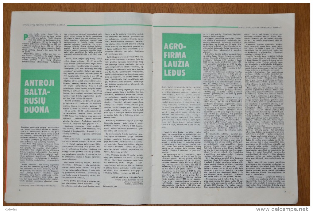 Litauen Lithuania Magazine  Farming 1987 Nr. 11 - Magazines