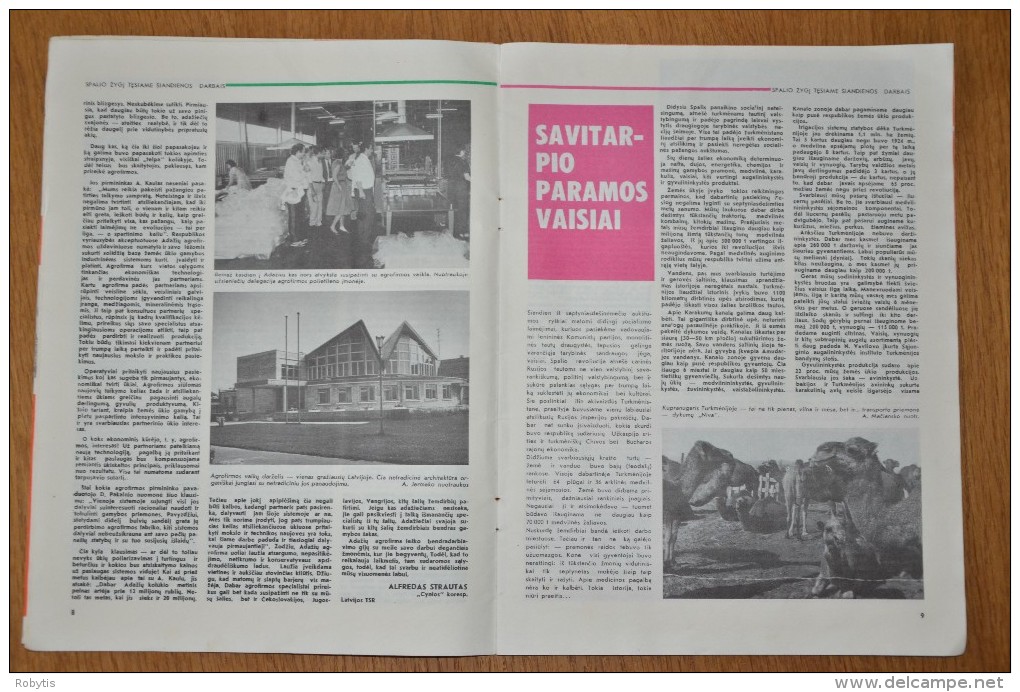 Litauen Lithuania Magazine  Farming 1987 nr. 11