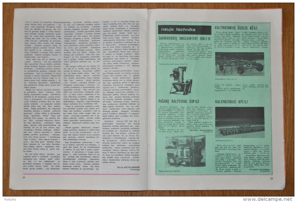 Litauen Lithuania Magazine  Farming 1987 nr. 11