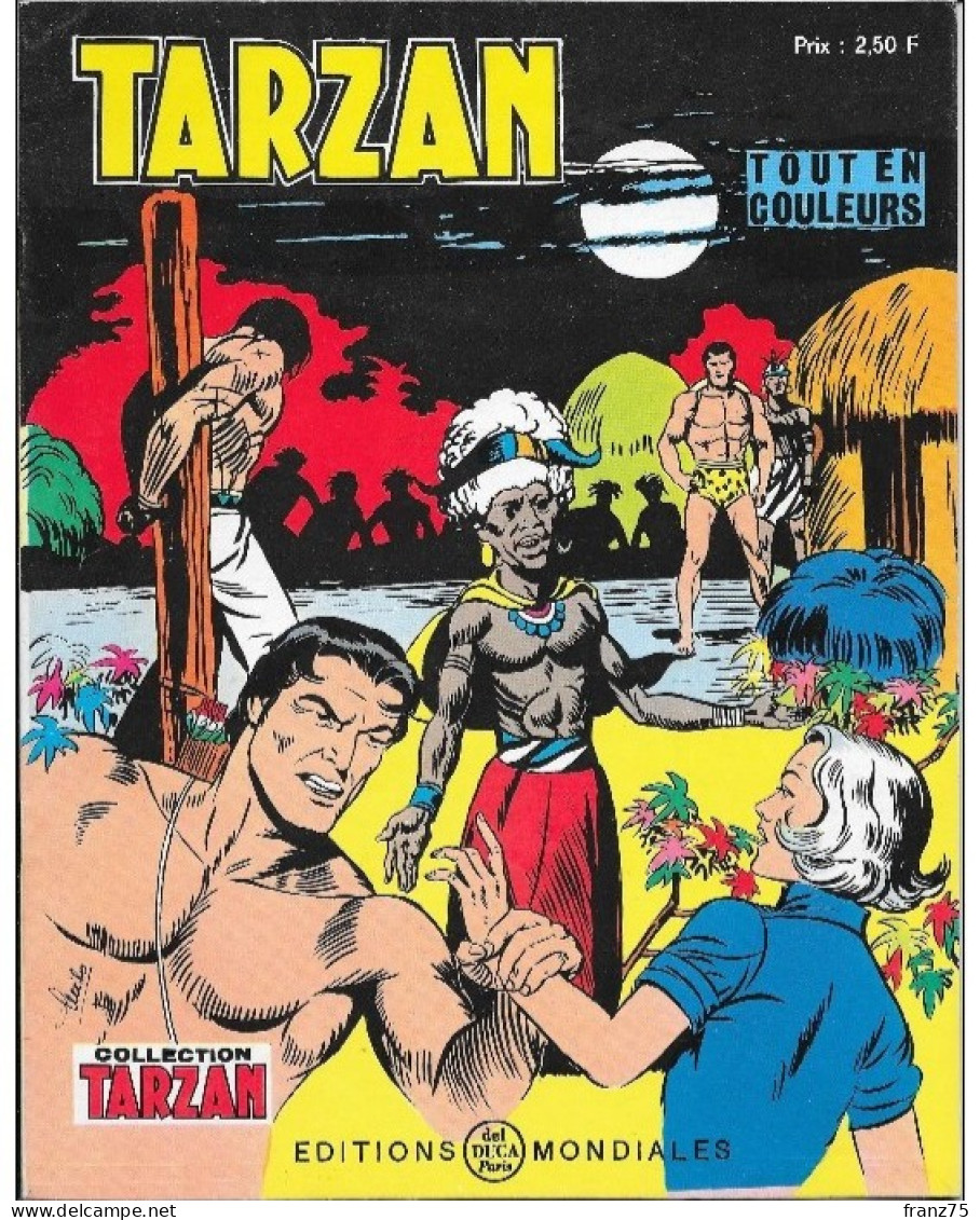 Collection TARZAN N°62-Editions Mondiales 1973--TBE. - Tarzan