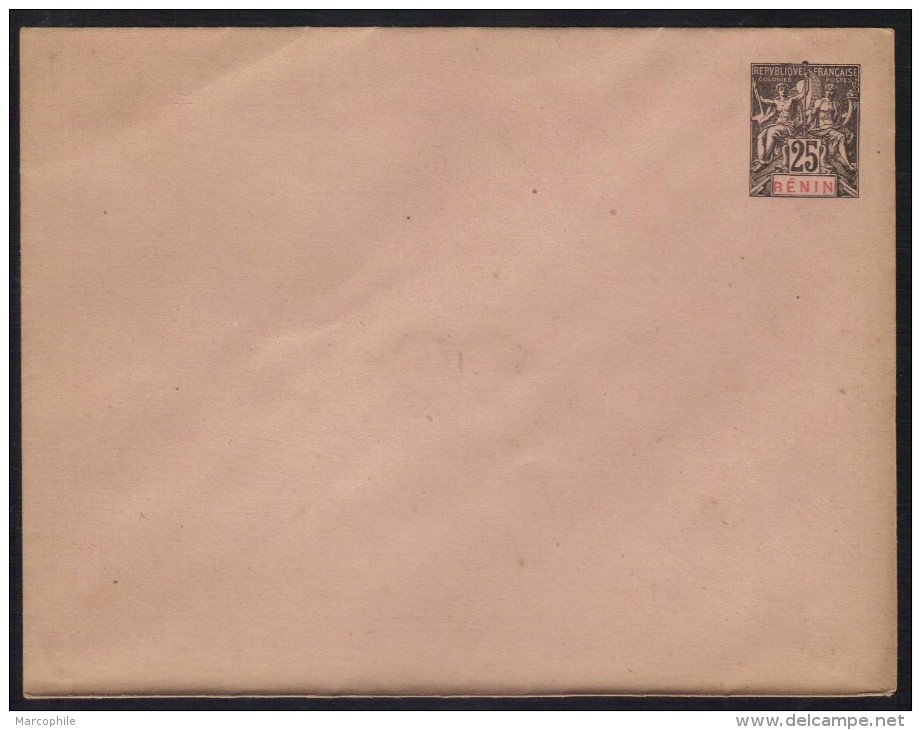 BENIN / 1894 ENTIER POSTAL - ENVELOPPE 147*114  ACEP # 11  (ref 5717) - Cartas & Documentos