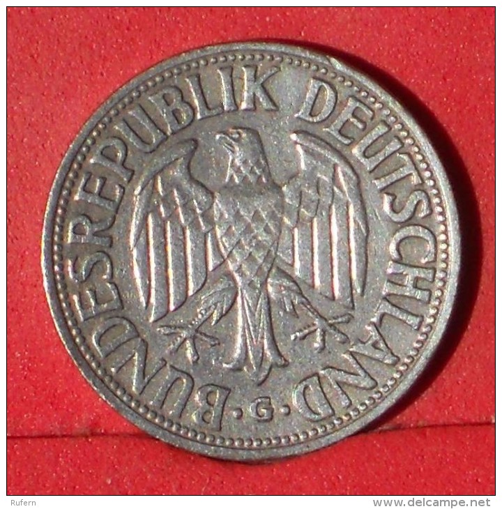 GERMANY FEDERAL REPUBLIK  1  MARK  1950 G   KM# 110  -    (Nº12942) - 1 Mark