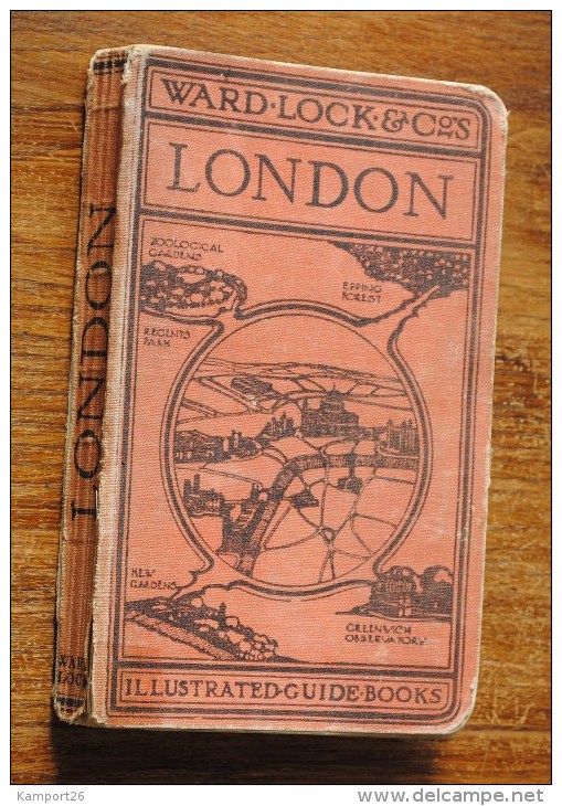 1937 LONDON Ward Lock & Co ILLUSTRATED GUIDE 54rd Edition Maps PHOTOBOOK Londres - Europa