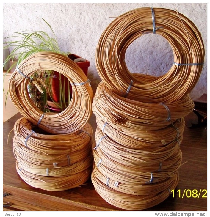 8 ROULEAUX DE ROTIN ROTANG MATERIEL SCOLAIRE EDITIONS LES PLAISIRS ET LES JEUX PLAYJEUX TRAVAIL MANUEL FIN DE STOCK