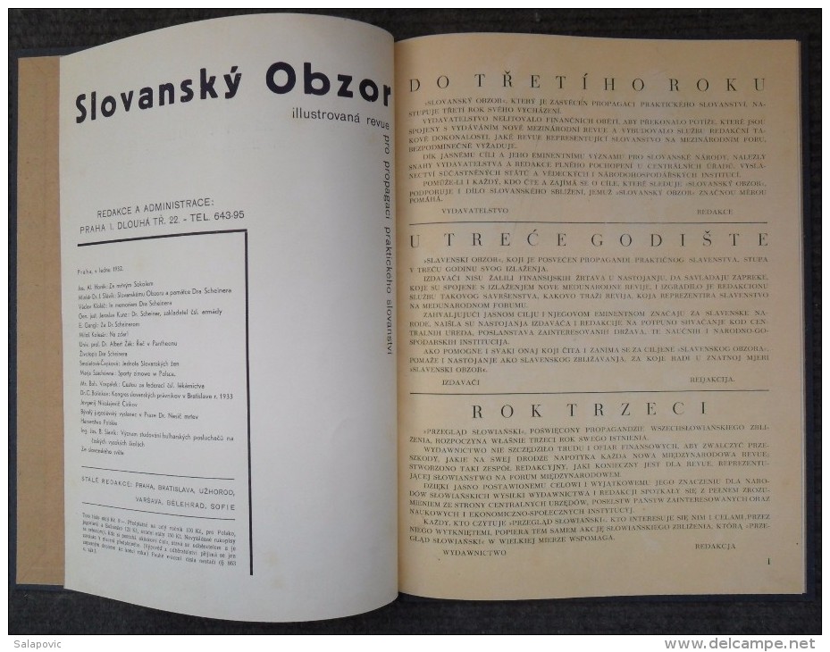 SOKOL SLOVANSKY OBZOR ILLUSTROVANA REVUE 1932, SOKOLSKY VESTNIK  List &#269;eské Obce Sokolské 1940 - Slav Languages