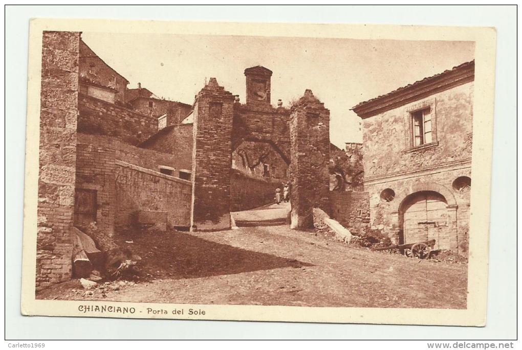 CHIANCIANO PORTA DEL SOLE NON  VIAGGIATA F.P. - Siena