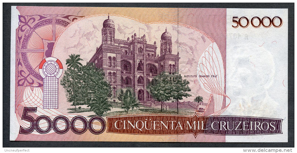 Brésil P207  50 Cruzados Sur 50 000 Cruzeiros 1986  UNC N° A4076094935A - Brazilië