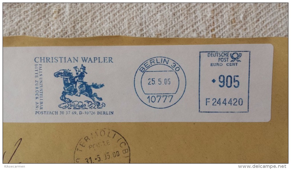 Wapler CAVALLO Postiglione Storia Postale Corno HORSE Postal History HORN - Post