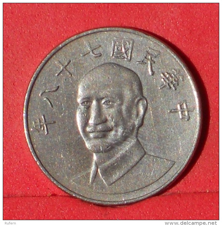 TAIWAN  10  YUAN  1989   KM# 553  -    (Nº12961) - Taiwan