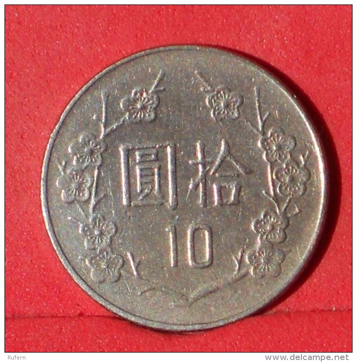 TAIWAN  10  YUAN  1989   KM# 553  -    (Nº12961) - Taiwán