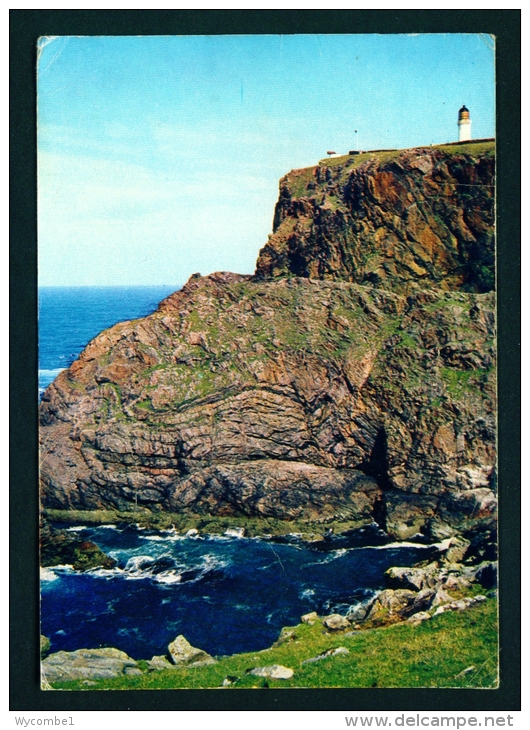 SCOTLAND  -  Cape Wrath And The Lighthouse Used Postcard As Scans - Sutherland