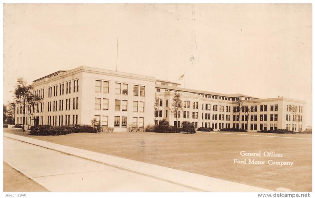 04358 "GENERAL OFFICES- FORD MOTOR COMPANY - ROUGE PLKANT - DEARBORN MICHIGAN - USA" CART. ILLUSTR. ORIG. NON SPEDITA. - Dearborn