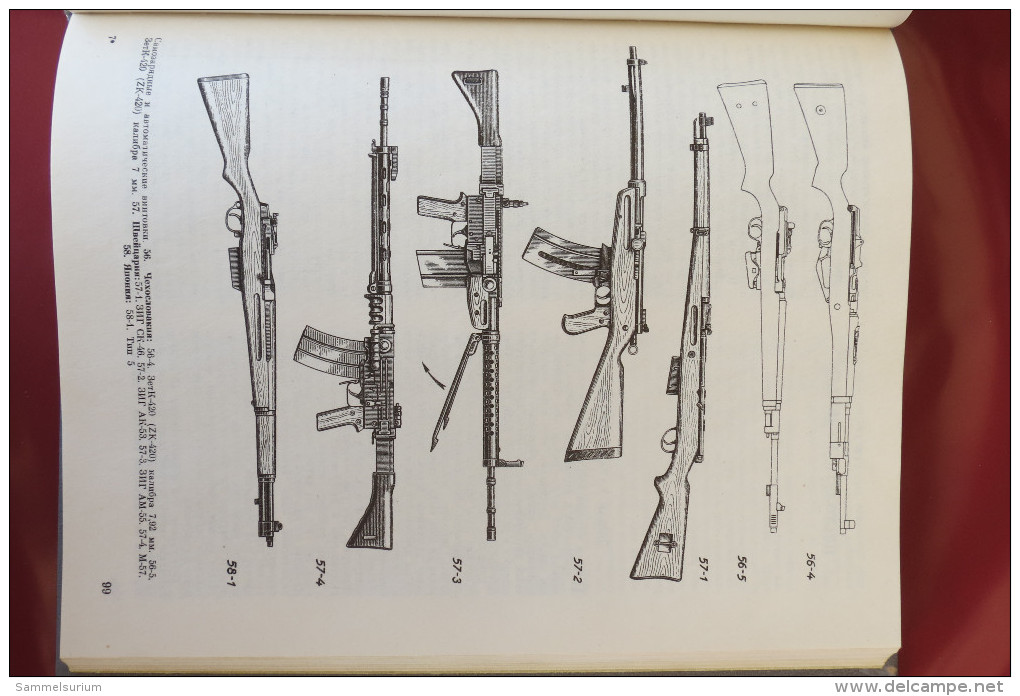 "Gewehre Und Maschinengewehre" Original In Kyrillischer Schrift - Techniek