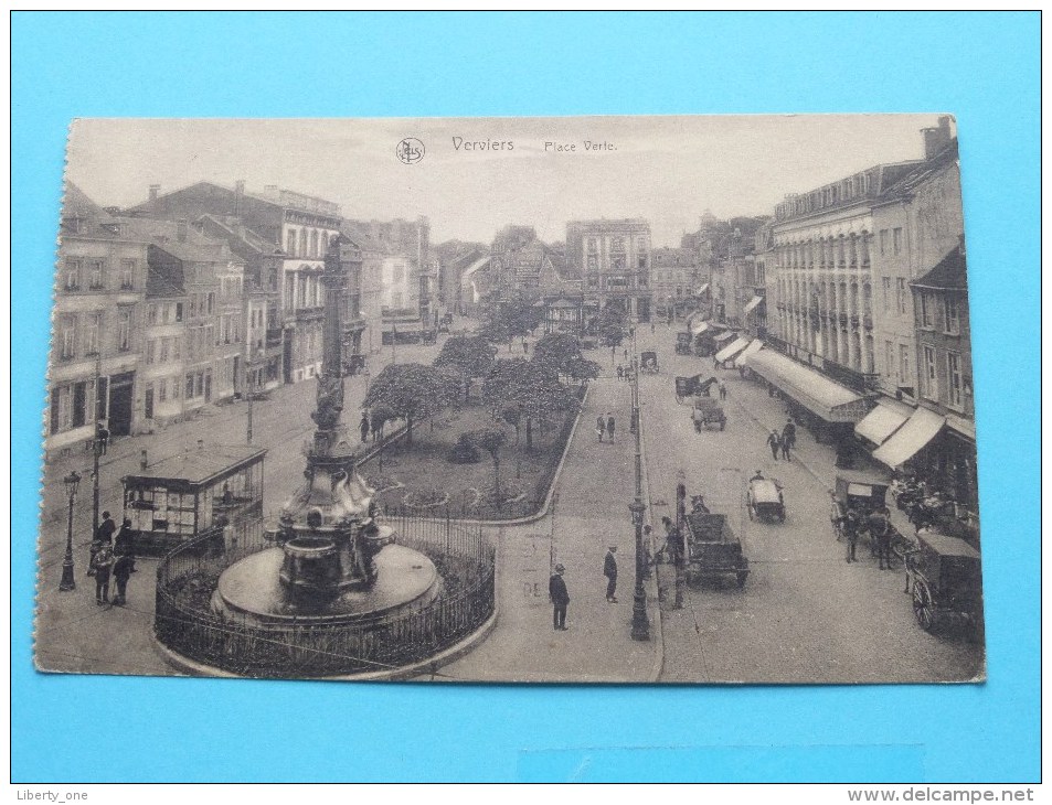 Place Verte / Anno 19?? ( Zie/voir Foto Voor Details ) !! - Verviers