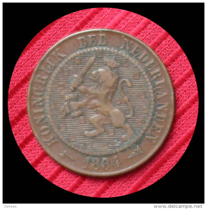 2 1/2 Cent Pays Bas 1884 - Monedas Comerciales