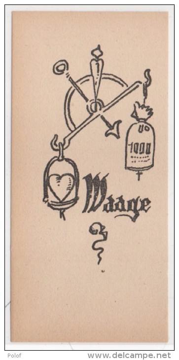 Signe Du Zodiaque -WAAGE (BALANCE) -  (82111) - Ex-libris