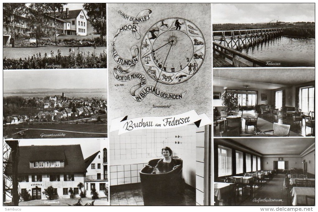 Buchau Am Federsee - Merhbildkarte 1957 - Bad Buchau