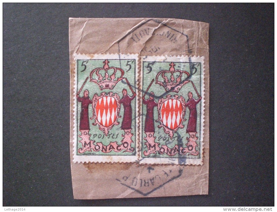 MONACO 1954 Coat Of Arms - Brieven En Documenten