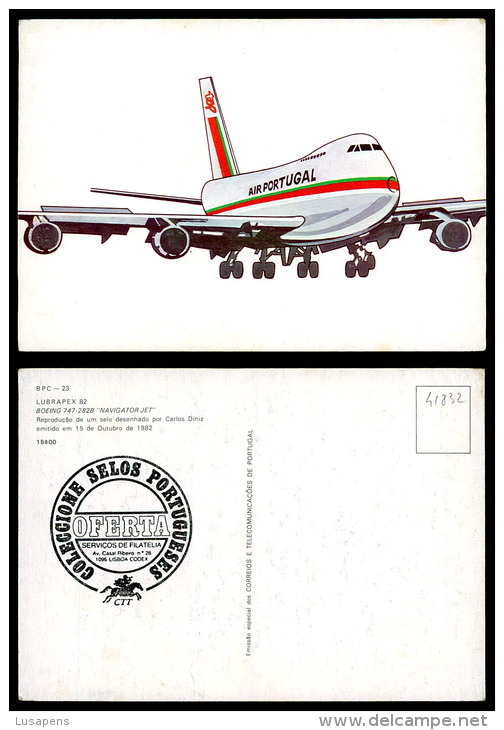 PORTUGAL COR 41832 - TAP AIR PORTUGAL BOEING 747 - 1946-....: Moderne