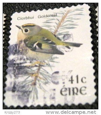 Ireland 2002 Bird Regulus Regulus Goldcrest 41c - Used - Usados