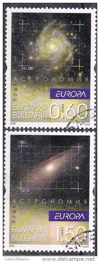 2009 - BULGARIA - EUROPA - ASTRONOMIA. USATO - Usados