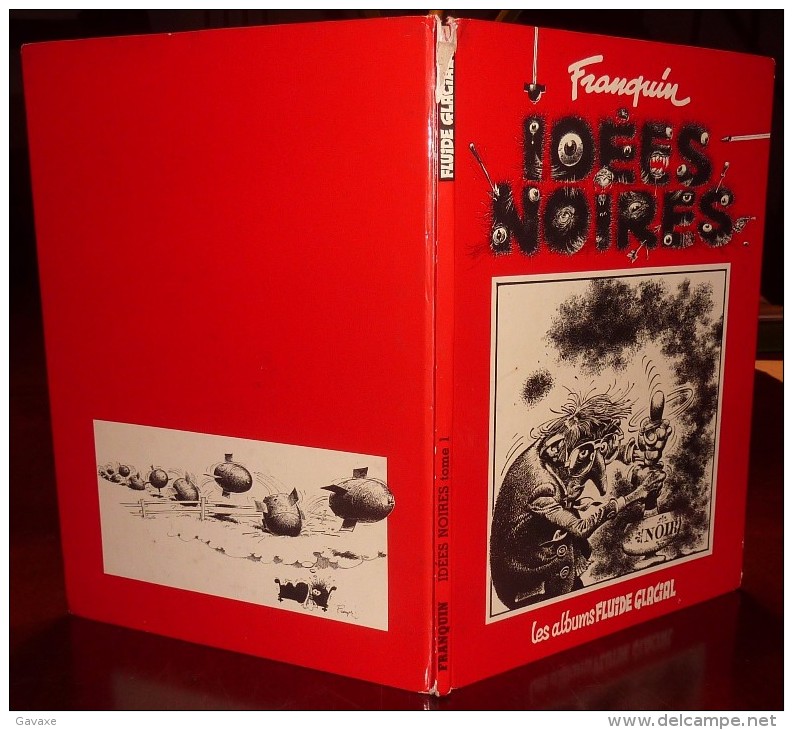 BD-IDEES NOIRES-FRANQUIN-ALBUM FLUIDE GLACIAL-CARTONNE 1985 - Franquin