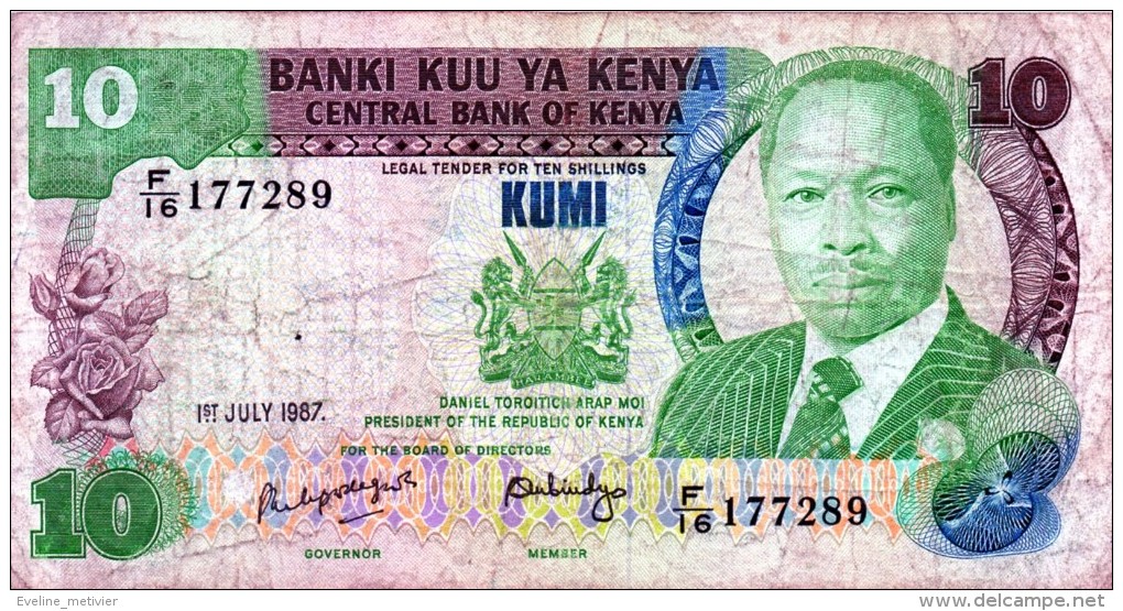 KENYA 10 SHILLINGS 1987 - Kenya