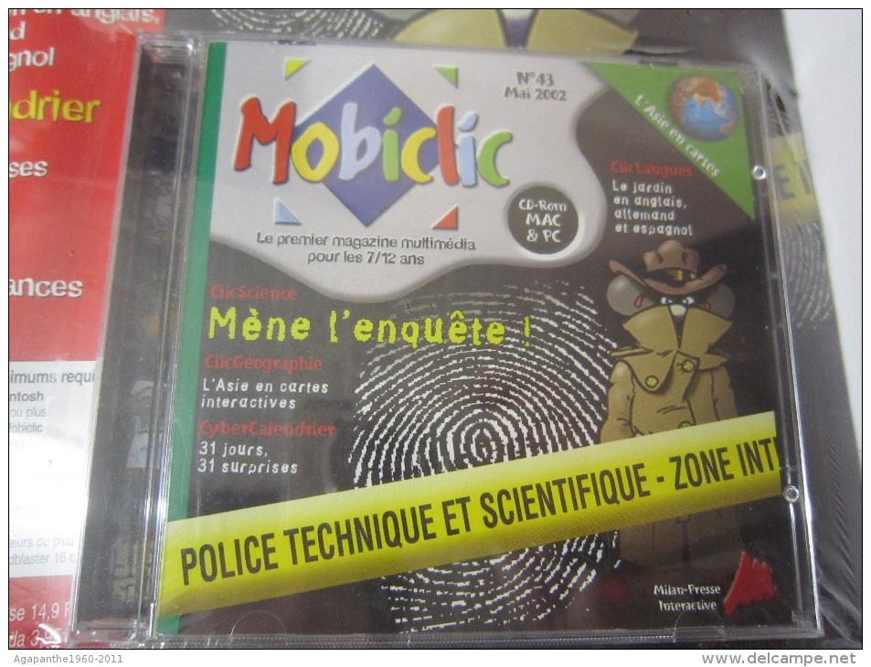 036 - MOBICLIC N° 43 -- POLICE TECHNIQUE ET SCIENTIFIQUE -- NEUF - CD