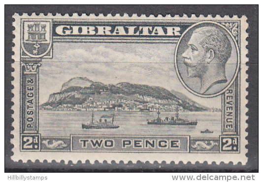 Gibralter    Scott No.  98   Unused Hinged    Year  1931 - Gibilterra