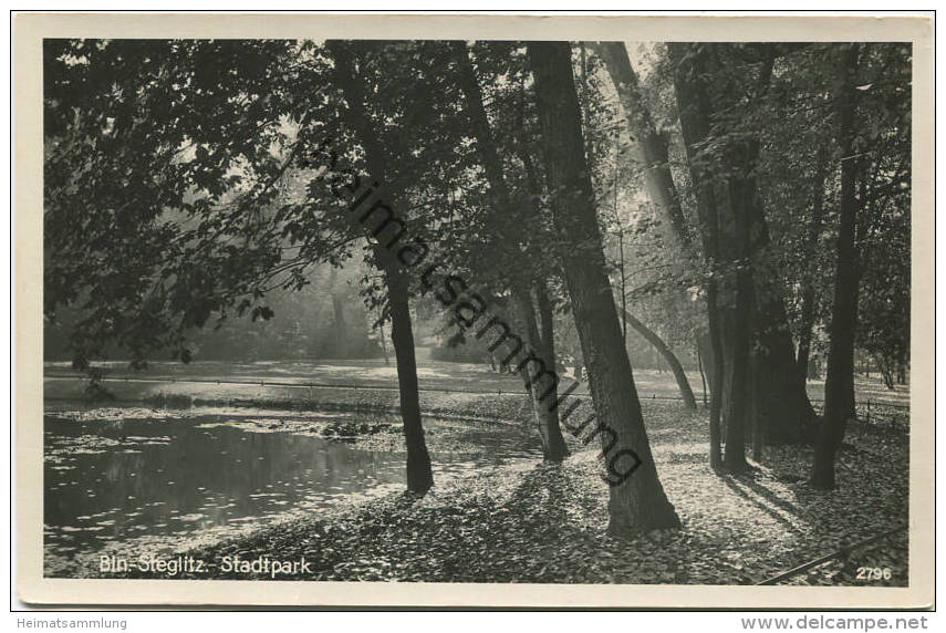 Berlin - Stadtpark - Foto-AK 30er Jahre - Steglitz