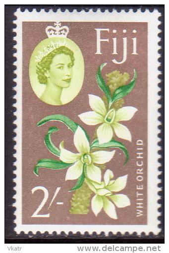 FIJI 1962 SG #319 2sh MLH White Orchid - Fiji (...-1970)