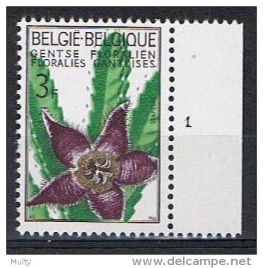 Belgie OCB 1317 (**) Met Plaatnummer 1. - 1961-1970