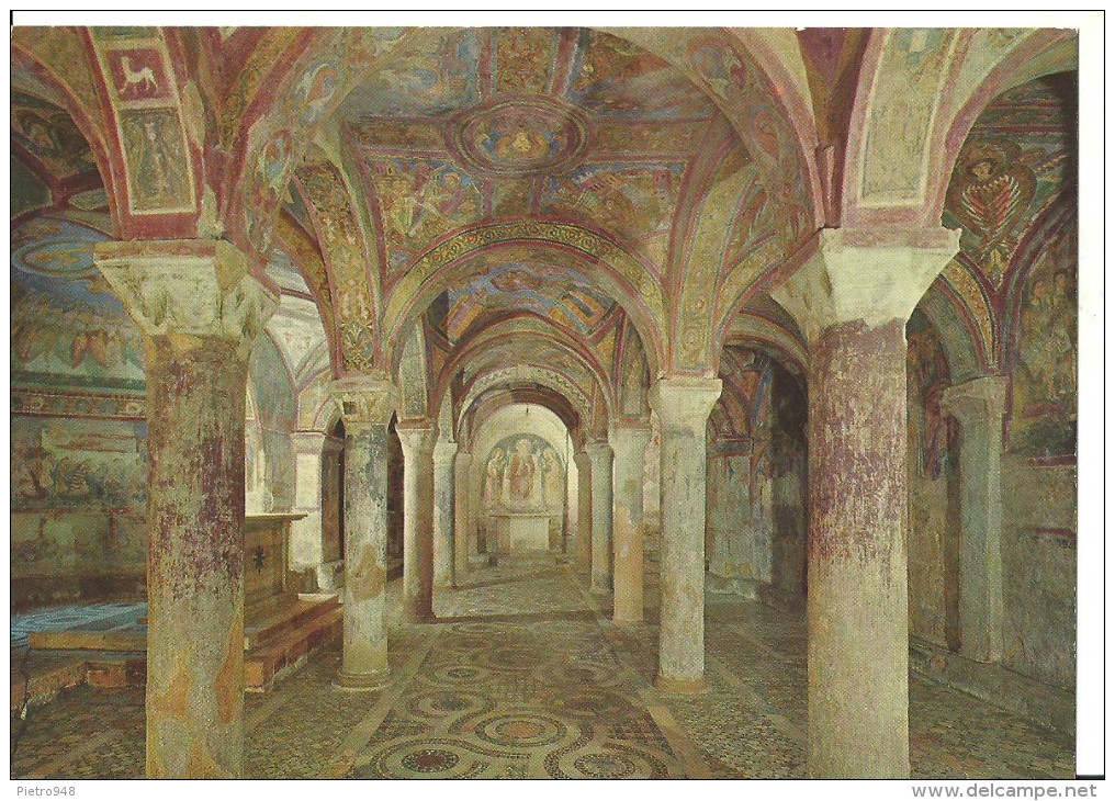 Anagni (Frosinone, Lazio) Cattedrale: Cripta Volte E Affreschi, Cathedral: Crypt, Vaults, Frescoes And Cosmatan Floor - Frosinone