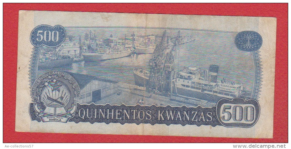 Angola  //  500 Kwanzas 14-08-79  // - Angola