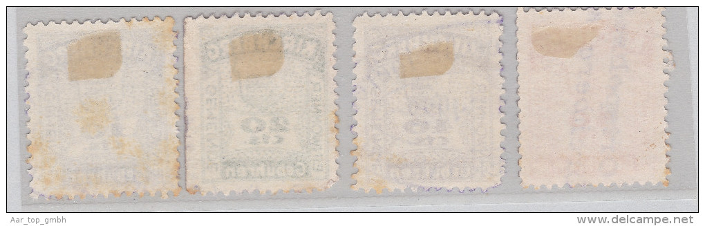 Heimat BE Kirchberg Lot Mit 4 Fiskalmarken Gebührenmarken - Revenue Stamps