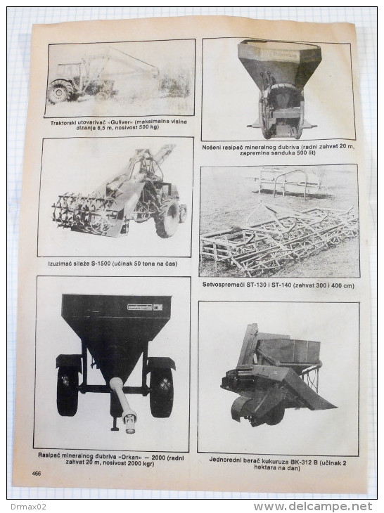 POLJOSTROJ Agricultural Machinery (Serbia) Yugoslavia/ Catalog Tractor Tracteur Traktor - Tractores