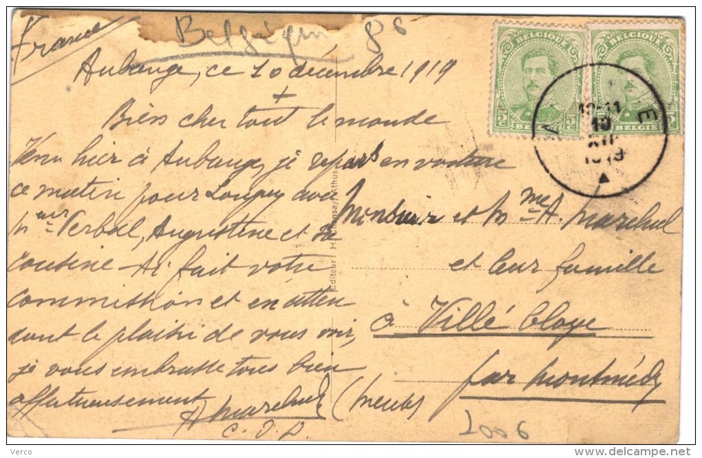 Carte Postale Ancienne De AUBANGE - Autres & Non Classés