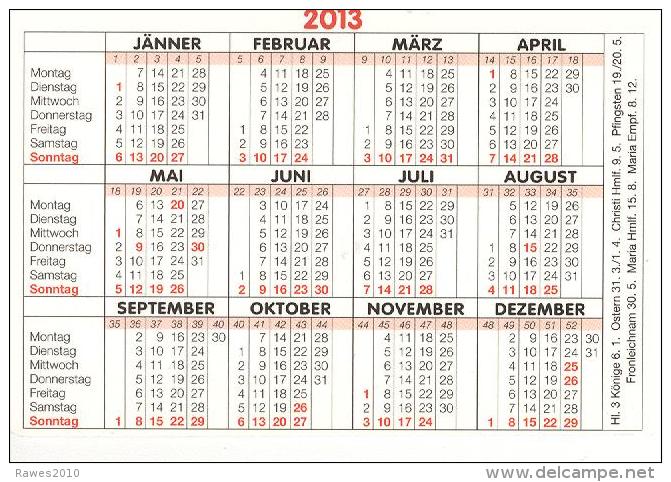 BRD Gleisdorf Taschenkalender 2013 Binder GmbH Anlagenbau - Calendari