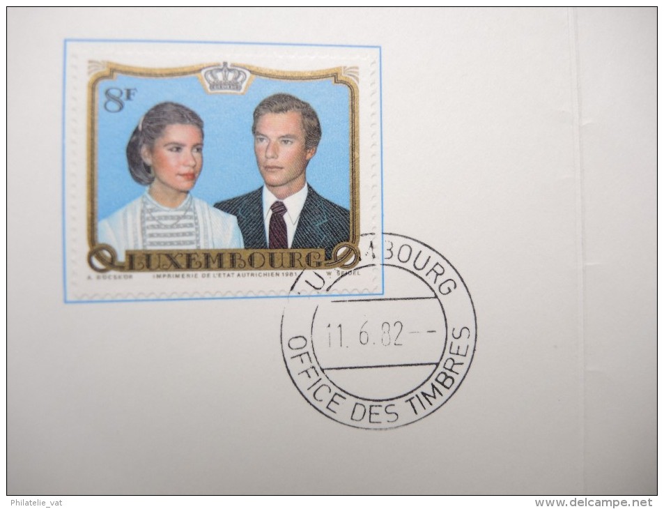 LUXEMBOURG - Souvenir 1er Jour De L' Abonnement Aux Timbres Luxembourgeois En 1982 - Lot P12278 - Briefe U. Dokumente